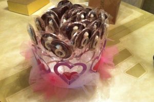 bombones con forma de piruleta como souvenirs de boda