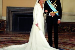 letizia vestido de novia