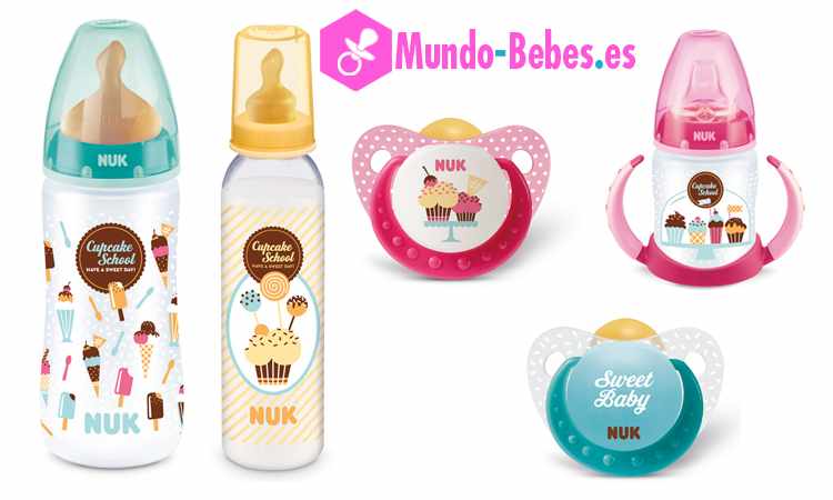 CUPCAKE SCHOOL by NUK biberos chupetes