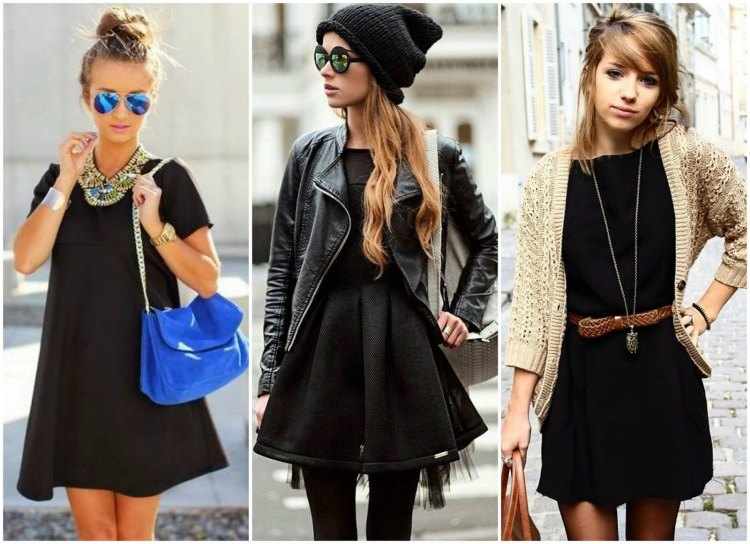 vestido negro casual vestido negro casual